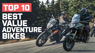 Top 10 Best Value Adventure Motorcycles of 2022 [upl. by Naharba376]