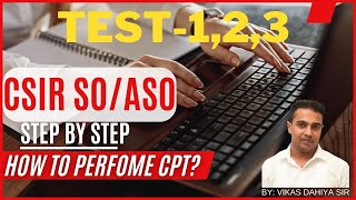 CSIR SOASO CPT TEST 1 2 3 SOLUTION FULL LENGTH TEST [upl. by Neelyaj]