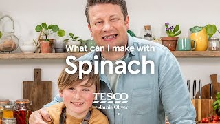 What Can I Make With Spinach Jamie Oliver amp Buddy  Tesco Food [upl. by Blake]