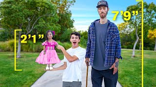 The Worlds Shortest Woman VS Tallest Man [upl. by Hoffmann]