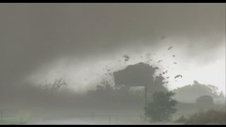 Tornado destroys house [upl. by Andri]