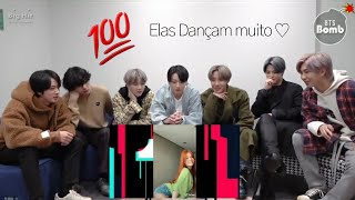 《BTS reagindo aos melhores Tik toks de Meninas Brasileiras 🦋🌈》 [upl. by Chura]