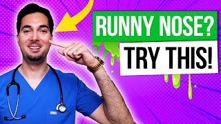 How to get rid of a runny and stuffy nose fast in 1 minute remedy [upl. by Divad449]