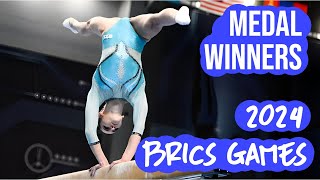 2024 BRICS Games Gymnastics Medal Winners [upl. by Fessuoy117]