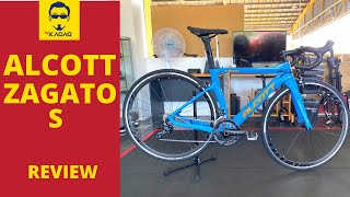 ALCOTT ZAGATO S Shimano Sora  2022 Beginner Road Bike Cycling Malaysia Basikal Sepeda Review [upl. by Nipsirc]