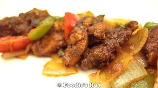 Kolkata Style Chilli Chicken  Indo Chinese Recipe by Foodies Hut  0051 [upl. by Anaid]