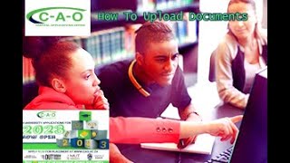 How to Upload Documents in Central Application Office CAO [upl. by Eihtur]