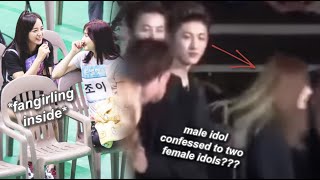 KPOP IDOLS CRUSHING ON OTHER IDOLS PT 2 twice bts rv etc [upl. by Prue38]