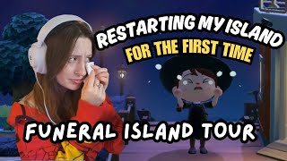 Restarting my animal crossing island for the first time  Animal Crossing Island Tour [upl. by Nika662]