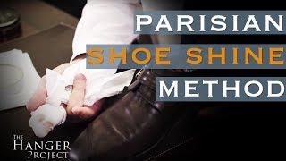 The Parisian Shoe Shine Method  Polishing Berluti Dress Shoes [upl. by Norag]