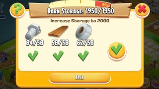 Upgrade Your Barn At 2000😱In Hay Day  Hay Day Gameplay Level 80💛 [upl. by Erminna210]