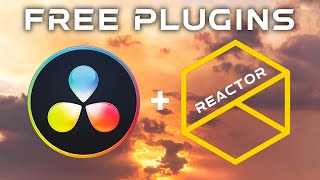 BEST FREE PLUGINS and EFFECTS Reactor for Davinci Resolve Fusion [upl. by Yael775]