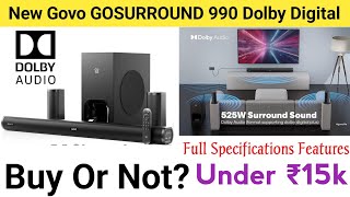 Govo GOSURROUND 990 51ch Dolby Digital Soundbar Specifications Features  Buy Or Not [upl. by Kimmy]