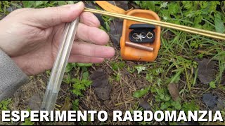 Rabdomanzia Su richiesta faccio Test su Ferro e Oro con bacchette da rabdomante e Antenna Ionica [upl. by Tobey]