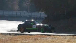 カプチーノ ドリフト The Suzuki Cappuccino Drifting motorsportin Autoland TSUKUDE Aichi Japan [upl. by Eivod]