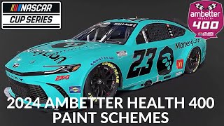 2024 Ambetter Health 400 Paint Schemes [upl. by Elleined119]