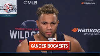 Xander Bogaerts On His 1st Inning HR After Recent Struggles  AL WildCard 106 [upl. by Morena246]