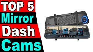 TOP 5 Best Mirror Dash Cams Review 2024 [upl. by Annahsat240]