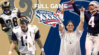 Super Bowl XXXVI “Patriots Dynasty Begins”  Rams vs Patriots  NFL Full Game [upl. by Walworth]