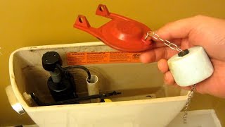 How to Replace a Toilet Flapper Valve  Adjustable Float  Important Tips [upl. by Tound]