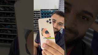 iPhone 11 Pro restaurado tela tampa e bateria novas mas carcaça com buraco Não gosto [upl. by Nanni737]