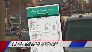 St Louis offering parking ticket amnesty until end of the year [upl. by Larentia]