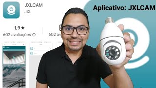 Câmera lâmpada wifi com aplicativo JXLCAM como compartilhar para outra pessoa [upl. by Antipus258]