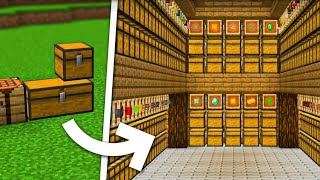 I have made a storage house in Minecraft minecraft gameplay part 2  Rarez Gaming [upl. by Tarrant]