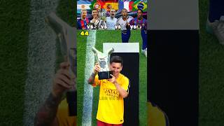 Messi VS Ronaldo VS Iniesta VS Zidane VS Ronaldinho Most Career Trophies [upl. by Raquela]