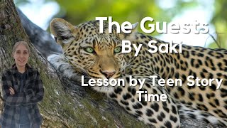 The Guests by Saki English Audiobook Read Aloud with Text on Screen [upl. by Miltie]