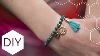 DIY sieraden maken met Kralenhoekje  Geknoopte armband [upl. by Fee]