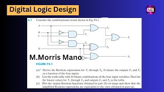 41 Derive the Boolean expressions for T1 through T4 Evaluate the outputs F1 and F2 kmap boolean [upl. by Lleksah]