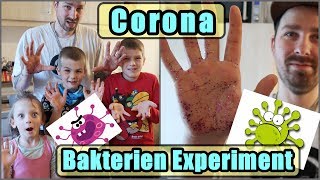 Corona😳 Bakterien Vieren Experiment❗  7 Kinder 5 Wochen ZUHAUSE Hamsterkäufe  Die Großfamilie [upl. by Gaskin]