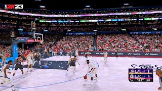 NBA 2K23 Gameplay PS5 UHD  Los Angeles Lakers vs Los Angeles Clippers  Next Gen Graphic Concept [upl. by Aliled]