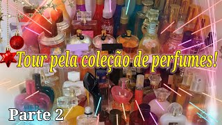 TOUR PELA COLEÇÃO DE PERFUMES PARTE 2 ✨☺️💖 [upl. by Viridissa308]