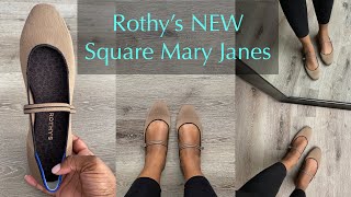 Rothy’s NEW Square Mary Jane Quick Look [upl. by Dorothy125]