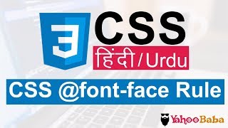 CSS fontface Rule Tutorial in Hindi  Urdu [upl. by Nav]