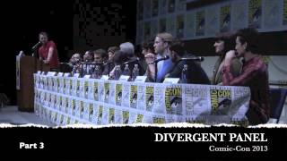 Divergent Movie ComicCon panel  Part 3 [upl. by Luise]