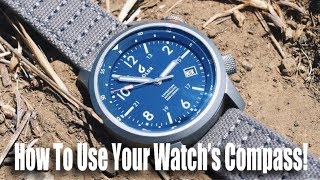 How To Use Your Watchs Compass [upl. by Nagorb]