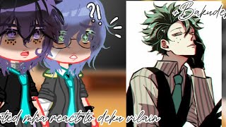 Inverted mha react to deku vilain and bakudeku  ship  by yumi [upl. by Annah]