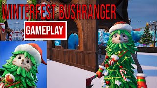 New Winterfest Bushranger Skin Gameplay Fortnite Battle Royale [upl. by Cas]