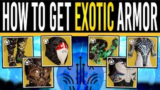 Destiny 2 How to Get ALL New EXOTIC ARMOR Fast Cryptarch Ranks amp Exotic Engrams The Final Shape [upl. by Constantia]