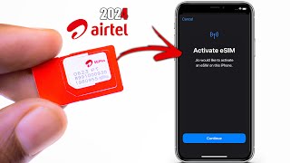 Airtel eSIM Activate in 5 Minutes Easy Step How to activate esim [upl. by Inaffets72]