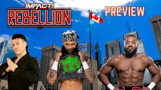 KUSHIDA vs Steve Maclin For The IMPACT World Championship  IMPACT Wrestling Rebellion 2023 Preview [upl. by Frodi442]