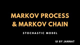 Markov Process and Markov Chain [upl. by Annaihs]