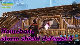 Fortnite วิธีเล่น Homebase storm shield defense 3  Defense your Storm Shield [upl. by Nortna]