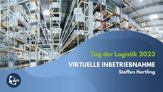 Virtuelle Inbetriebnahme mit Emulate3D  SimTalk 1 zum Tag der Logistik 2023 [upl. by Simaj967]