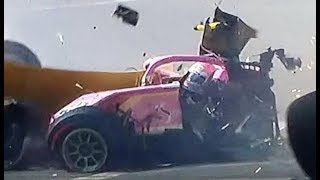 Fatal accidente en la F2 en Spa murió Anthoine Hubert [upl. by Naejeillib]