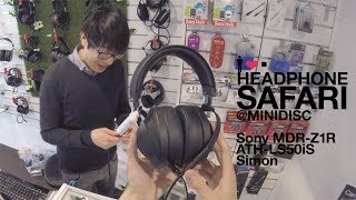 Headphone Safari Audio Technica ATHLS50iS Sony MDRZ1R Simon [upl. by Beaulieu72]