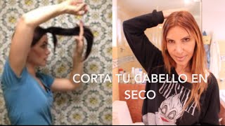 Corta Tu MISMO tu cabello en seco  Anastassia Sfeir [upl. by Edasalof180]